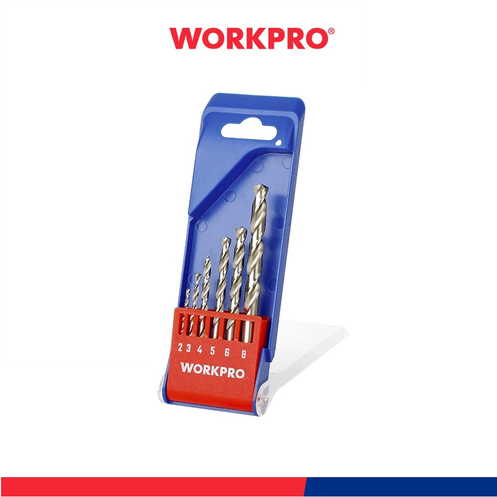 WORKPRO ชุดดอกสว่านเจาะเหล็ก 6 ชิ้น รุ่น WP400460