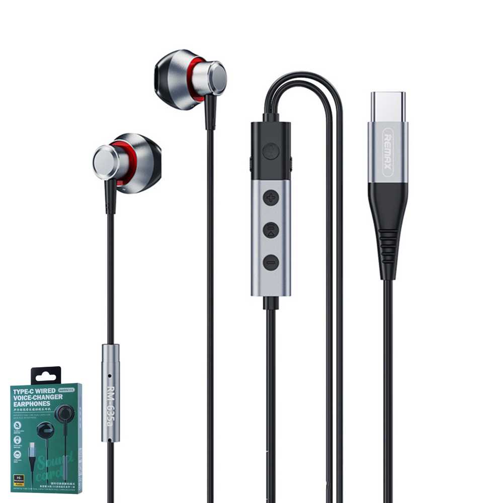 หูฟังเสียบสาย หัวแบบ Type-c คุณภาพเสียงดี Hi-Fi Resolution