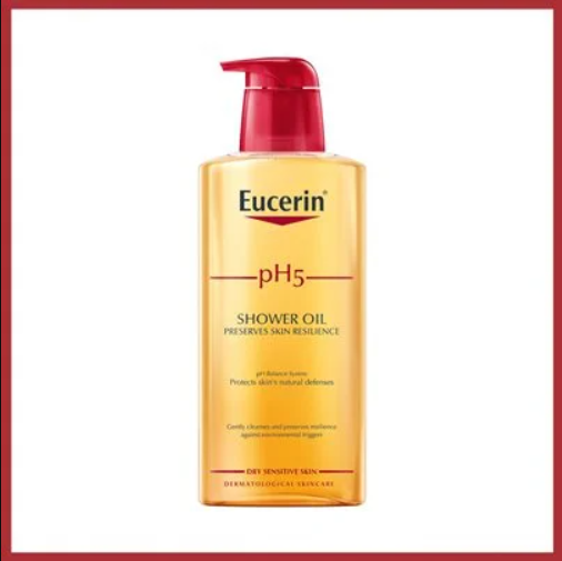 eucerin ph5 shower oil preserves skin resilience