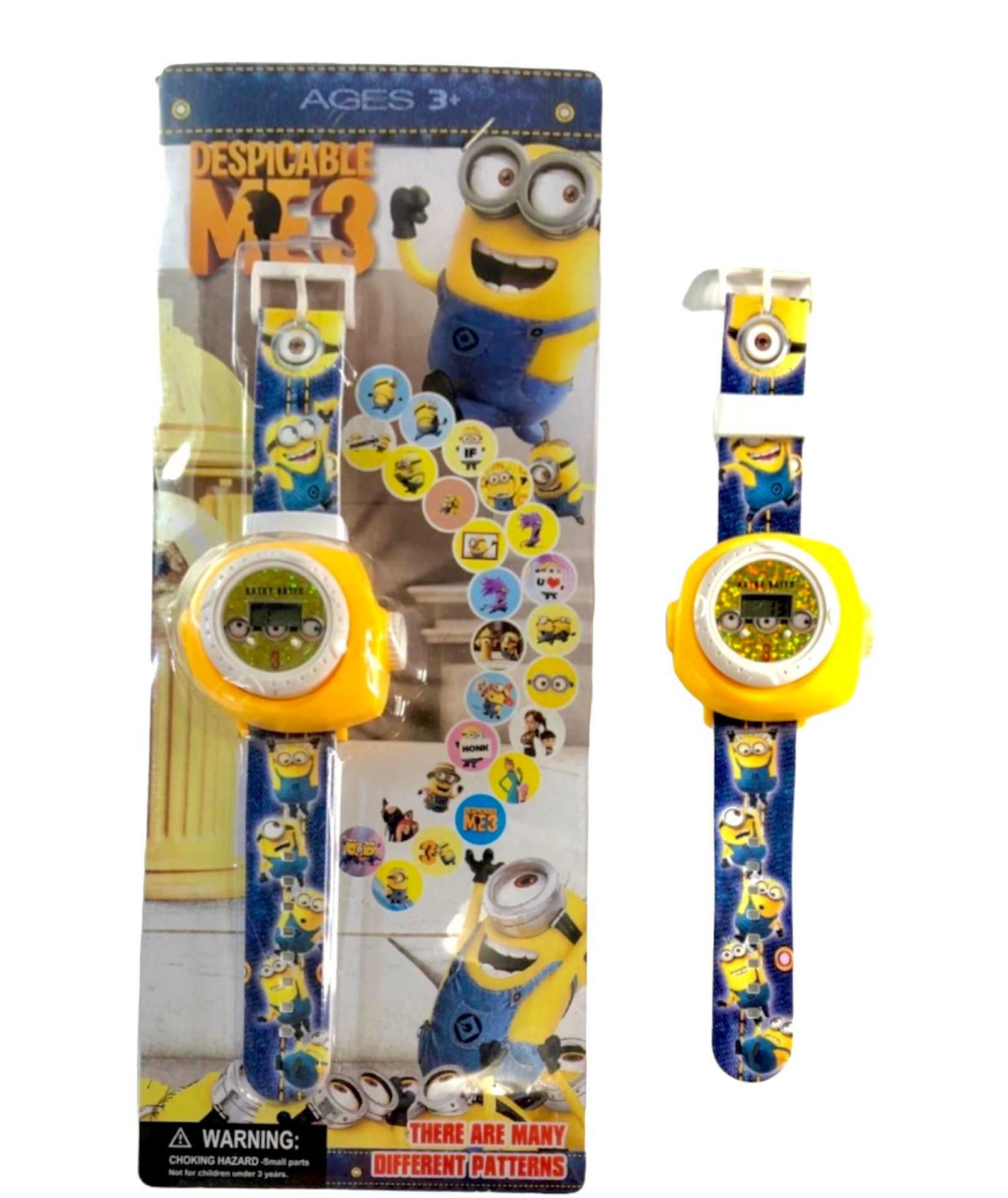 Minions นาฬิการัดข้อมือดิจิตอล รูปมินเนี่ยน มีไฟ สีสันสดใส น่ารักมากค่ะ
