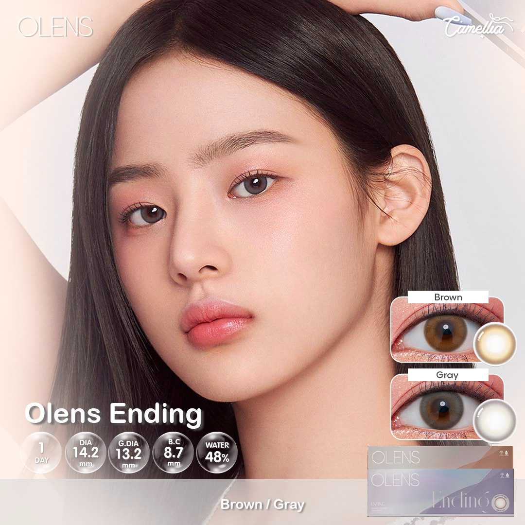 OLENS รุ่น ENDING 1DAY คอนแทคเลนส์เกาหลีรายวัน 1 กล่องมี 5 คู่