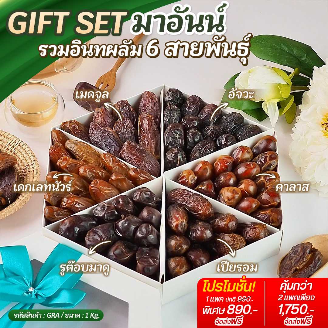 เซตมาอันน์ รวมอินทผลัม 6 สายพันธุ์