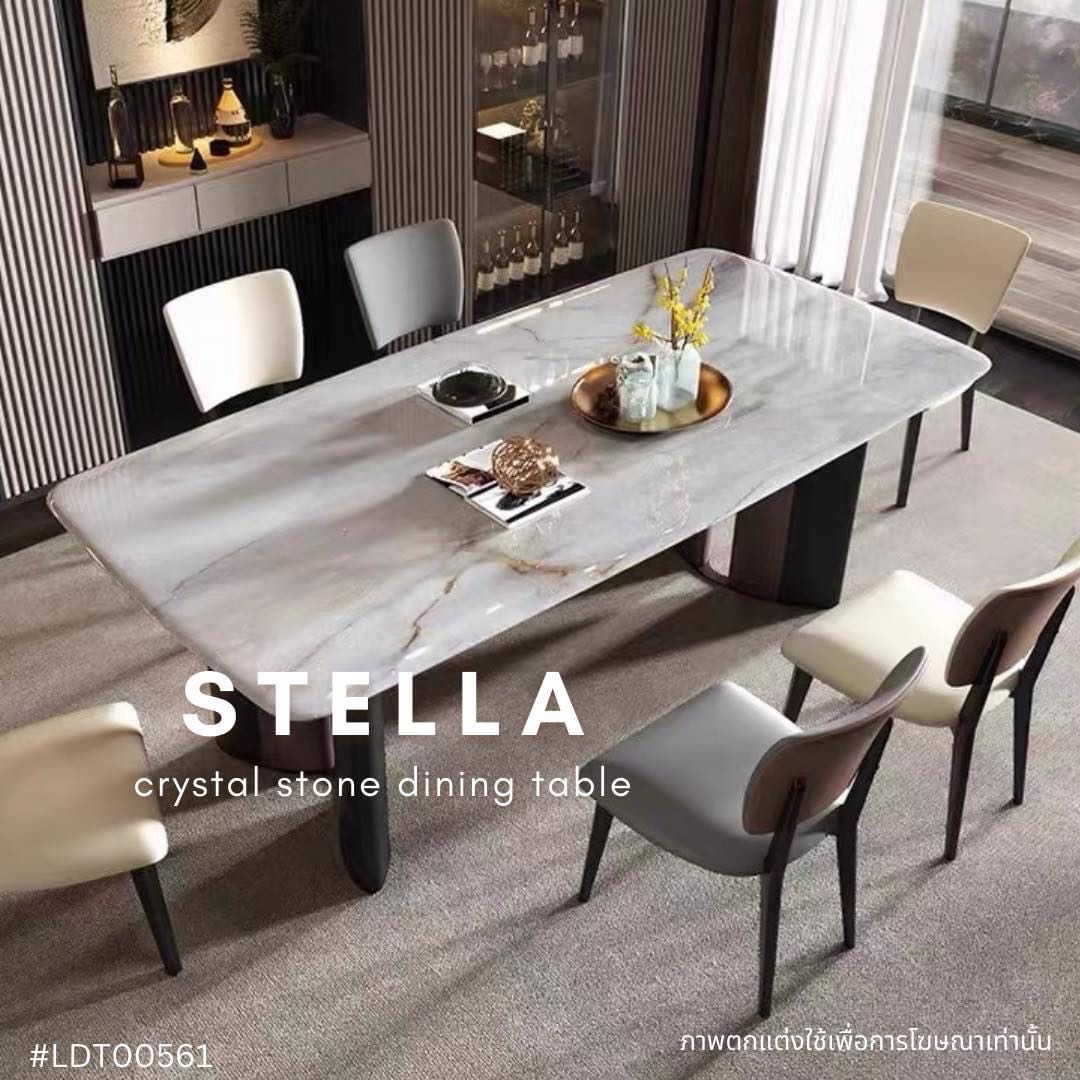 STELLA crystal stone dining table 