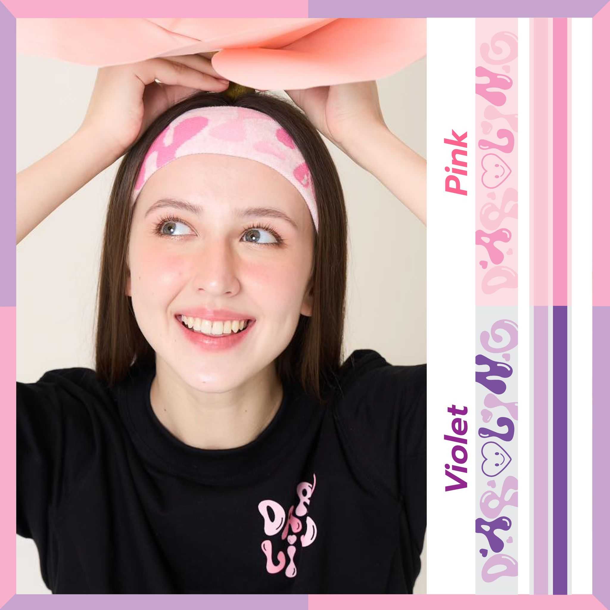 Darlyn - Darling headband ใส่ได้2 ลาย กระชับแต่ไม่อึดอัด ซับเหงื่อดี