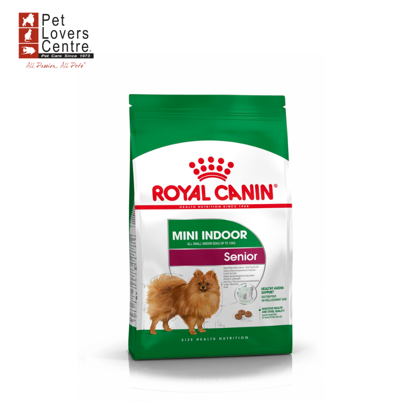 ROYAL CANIN MINI INDOOR SENIOR อาหารสุนัขสูงวัย พันธุ์เล็ก เลี้ยงในบ้าน ขนาด 3 KG