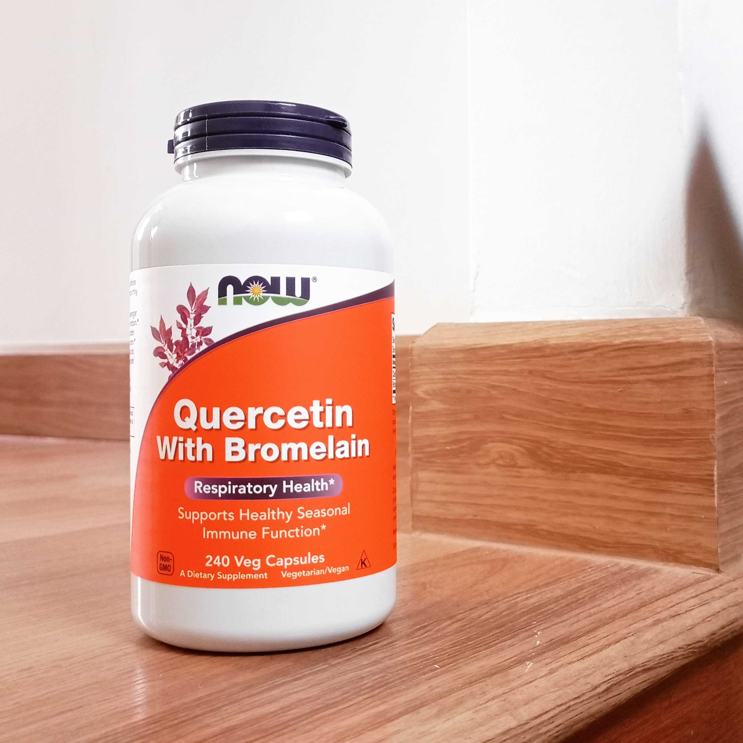 Now Quercetin with Bromelain 240 veg capsules