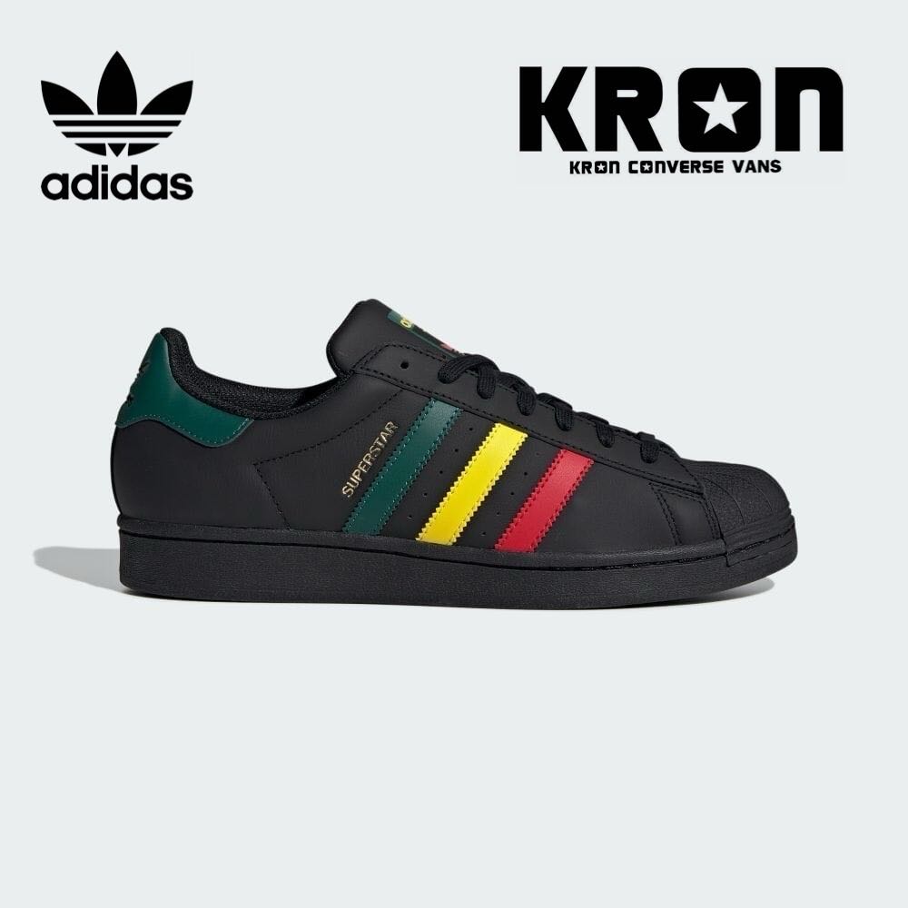 Adidas Originals Superstar Rasta Black