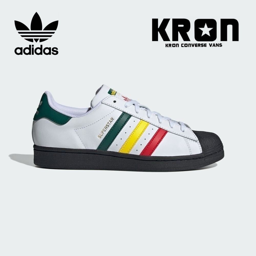 Adidas Originals Superstar Rasta White