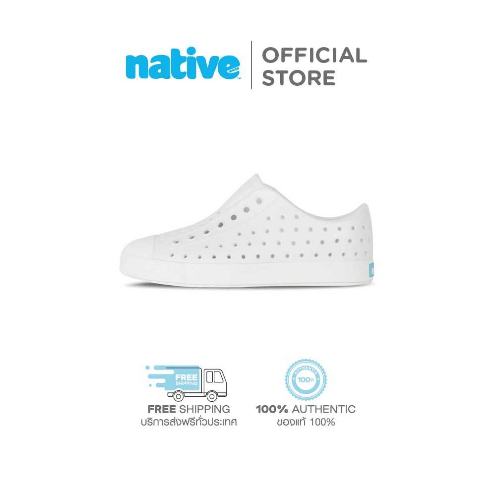 Native รองเท้ากันน้ำเด็กเล็ก EVA รุ่น Jefferson Shell White (AK)
