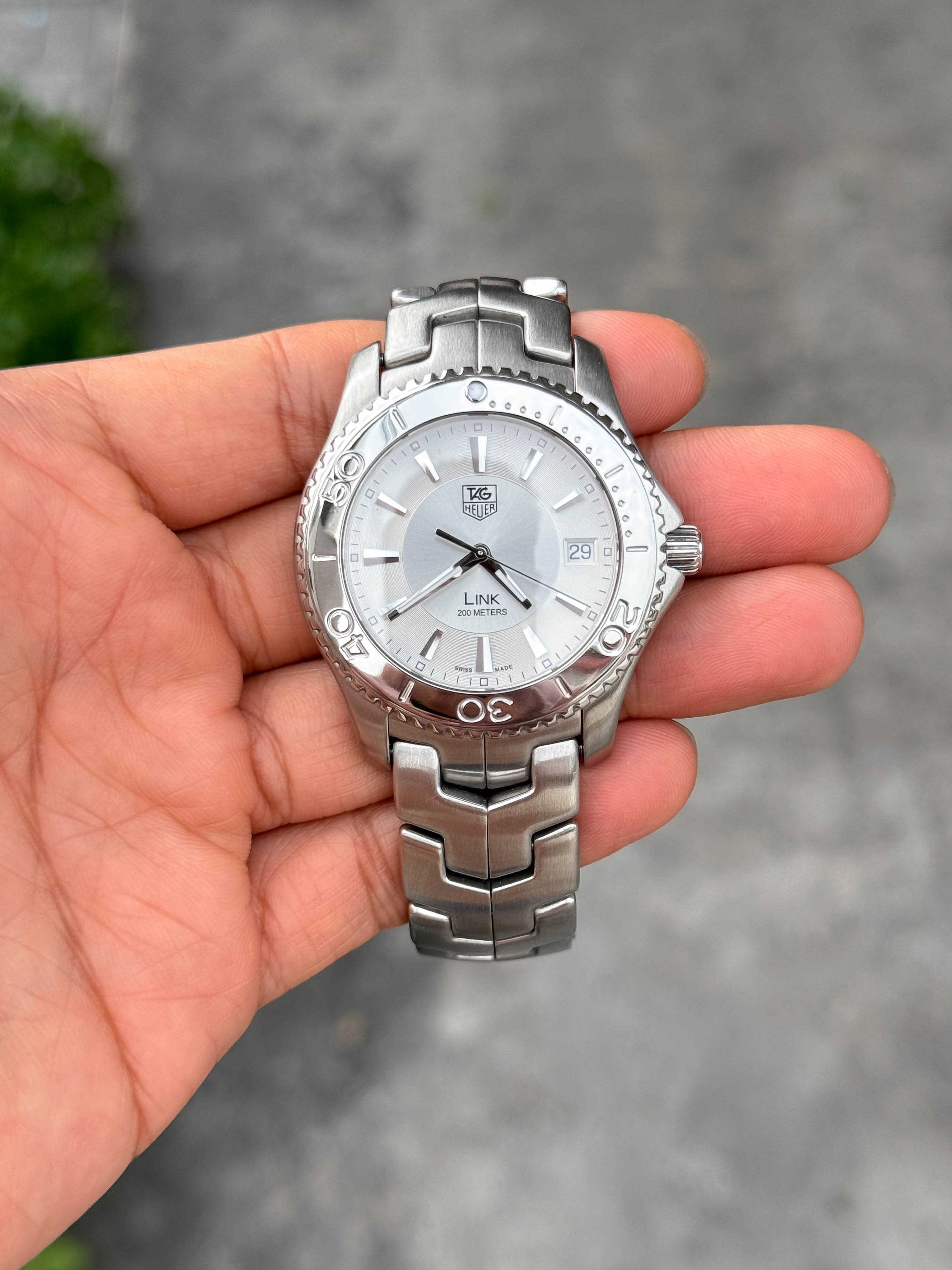 Tag Heuer New Link G3 King Size Quartz Silver Dial