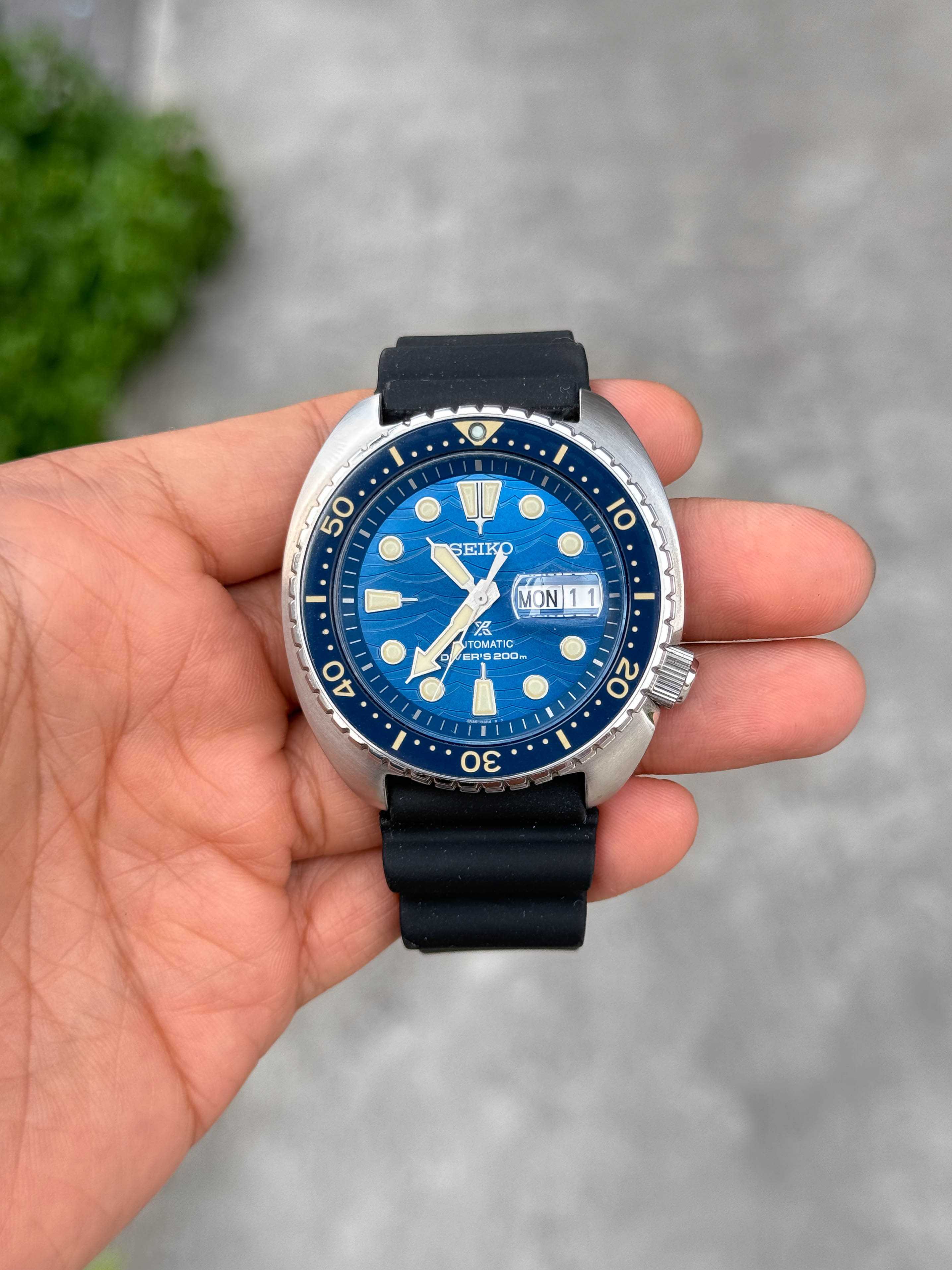 Seiko King Turtle Save The Ocean Automatic Ceramic King Size