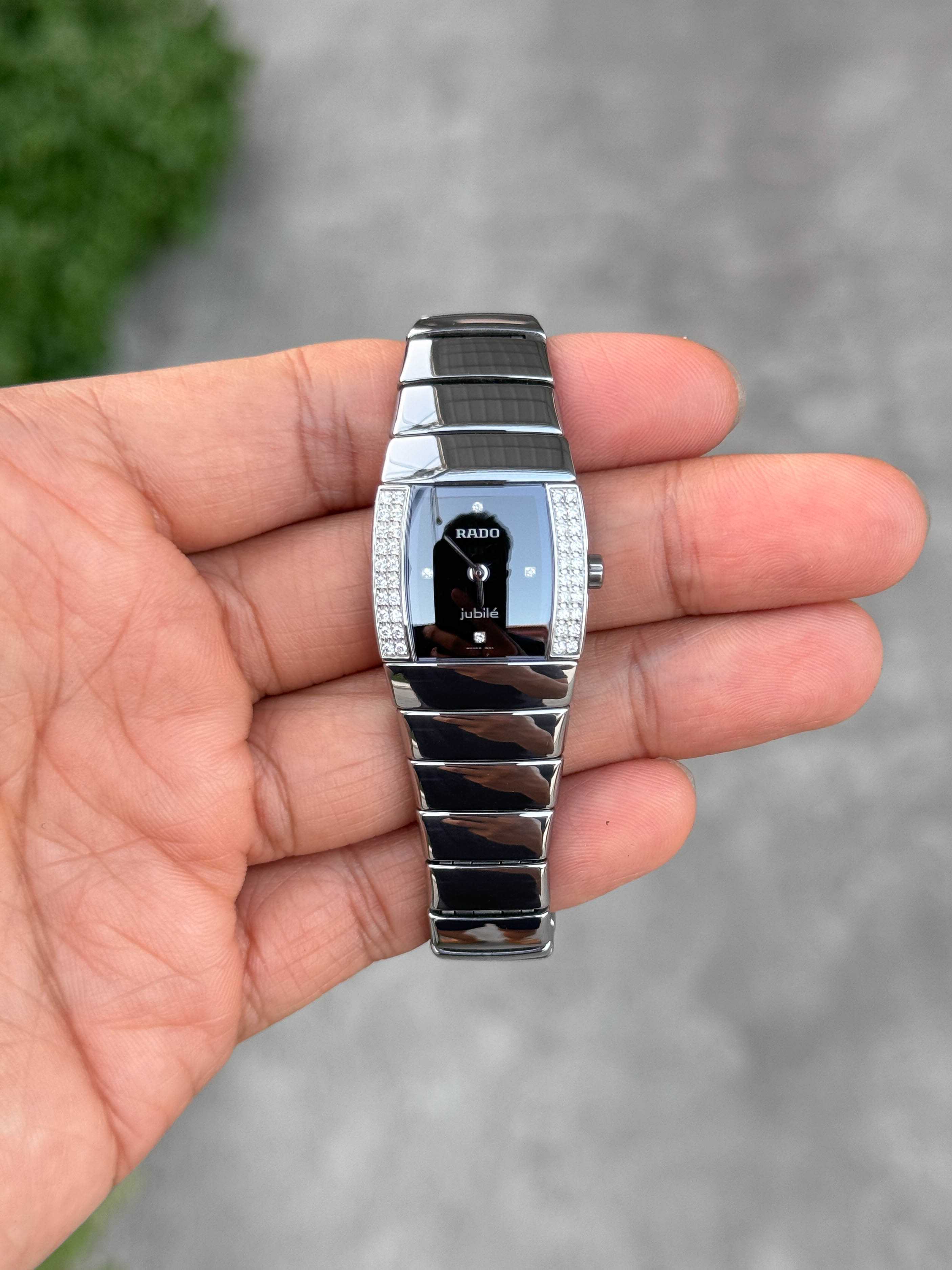 Rado Sintra Jubile Ceramic Lady Size Quartz หลักเพชร ขอบเพชร