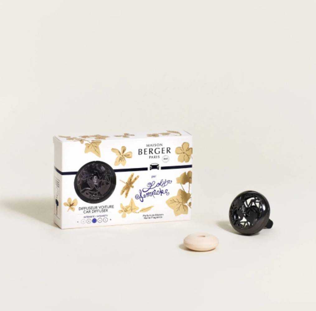 Car Diffuser + refill Lolita Lempicka Gun Metal : เซ็ทน้ำหอมสำหรับรถยนต์กลิ่นโลลิตา