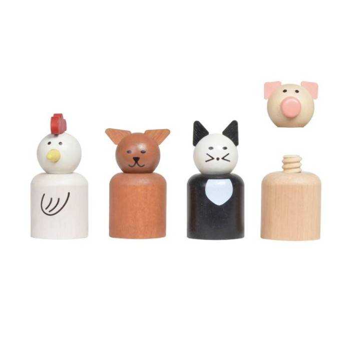 Blue Ribbon Toys : Animal Pegs Doll