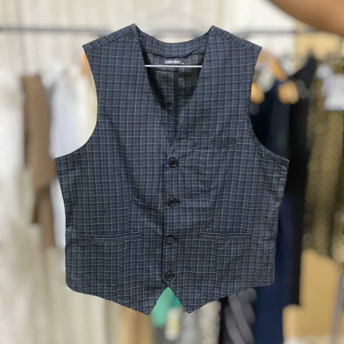 เสื้อกั๊กวินเทจ ลายสก๊อต