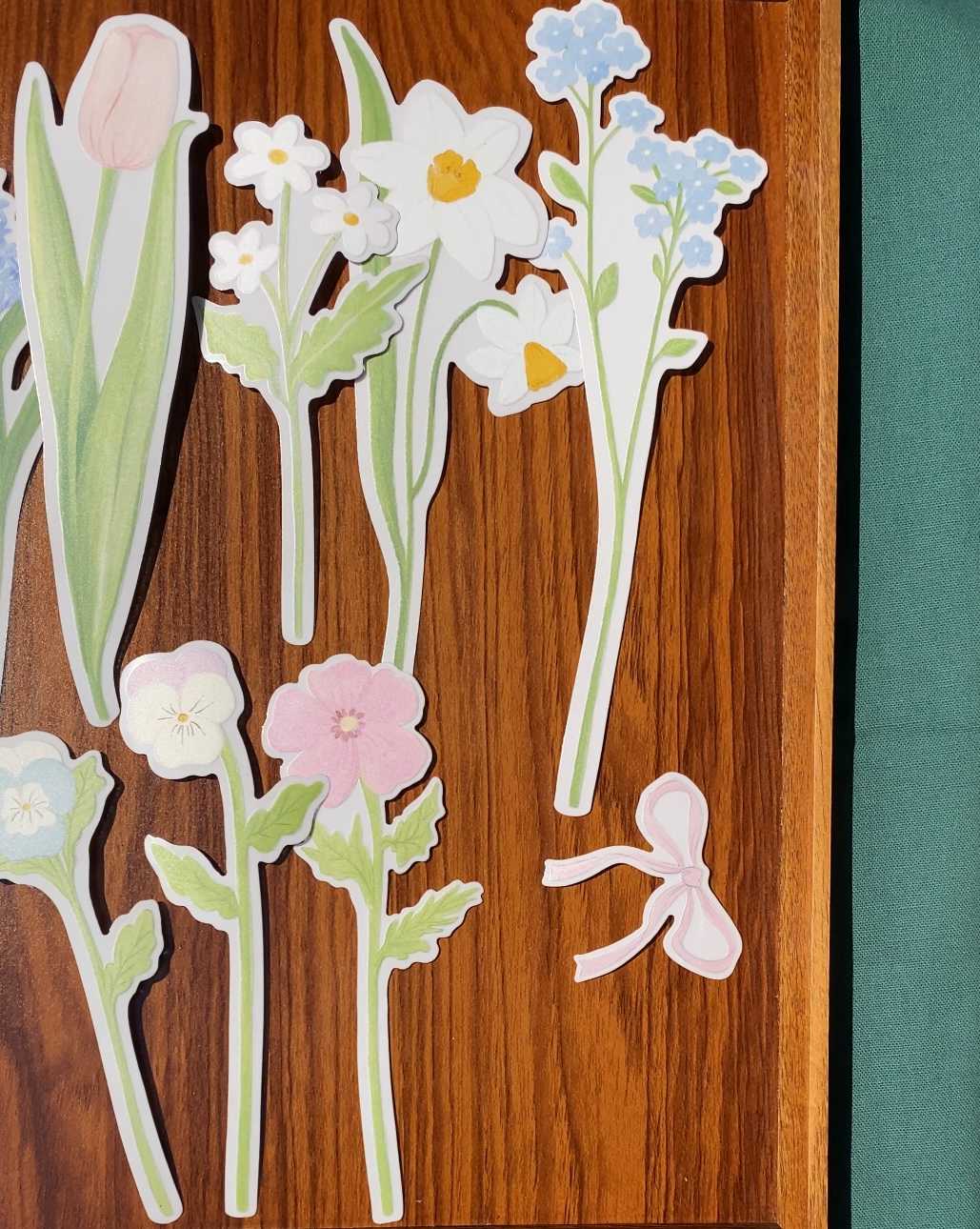 Flower sticker Die-cut