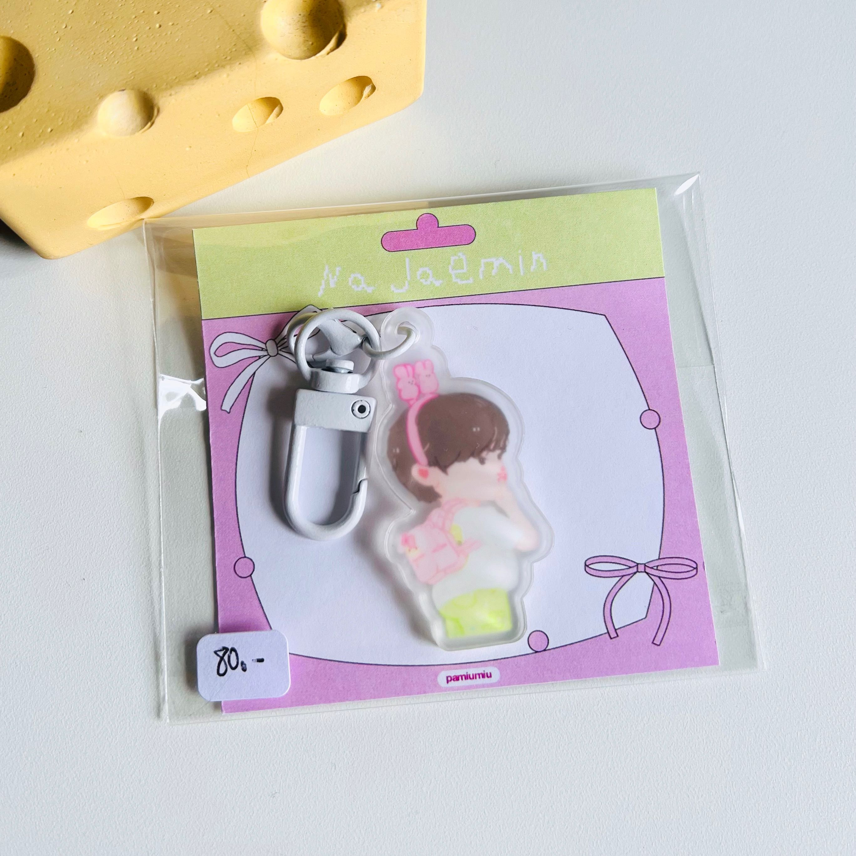 Keyring🎒Kyu🤫🎀✨ตะขอสีขาว