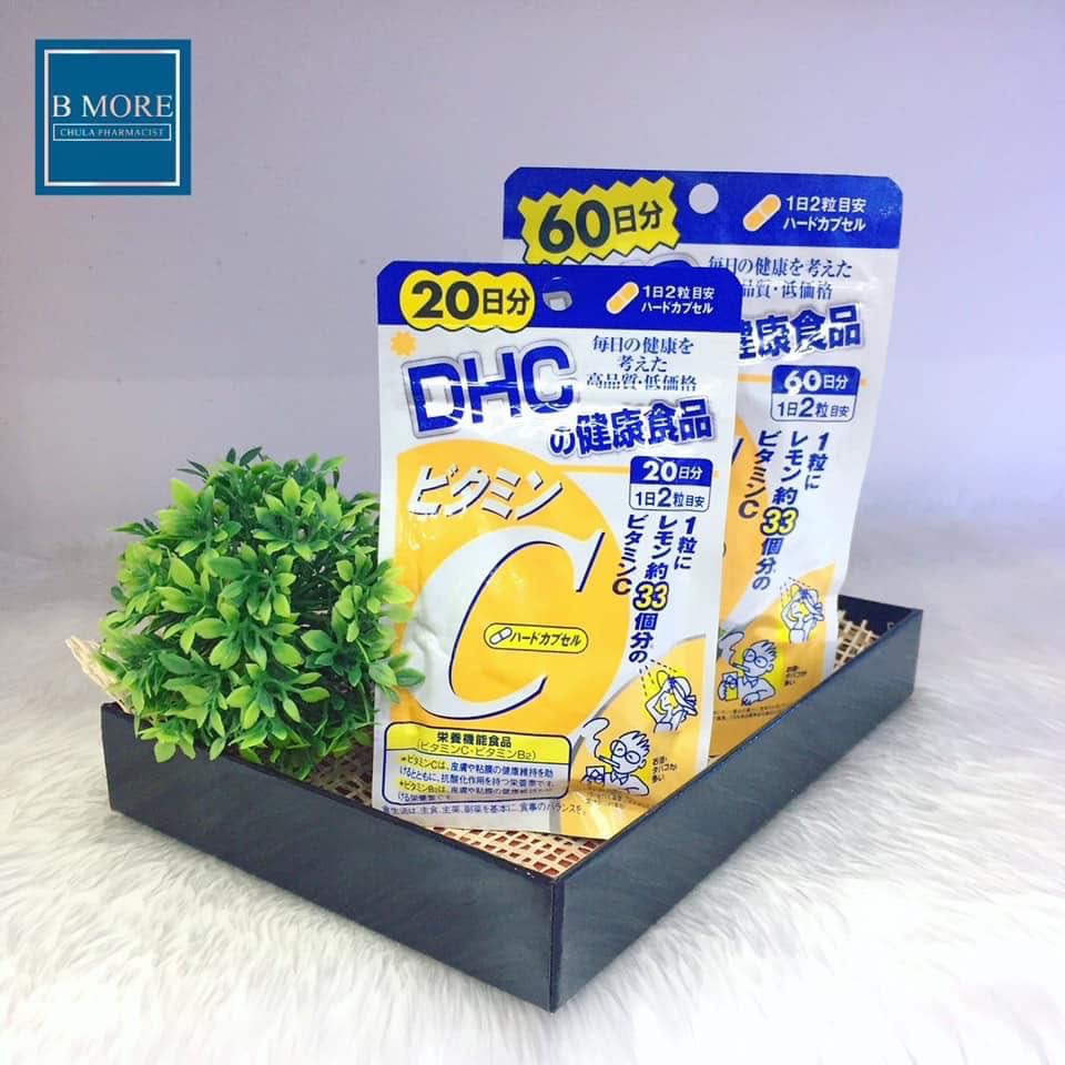 DHC Vitamin C วิตามินซีชนิดเม็ดแคปซูลขนาดเล็ก ทานง่าย จากญี่ปุ่น 