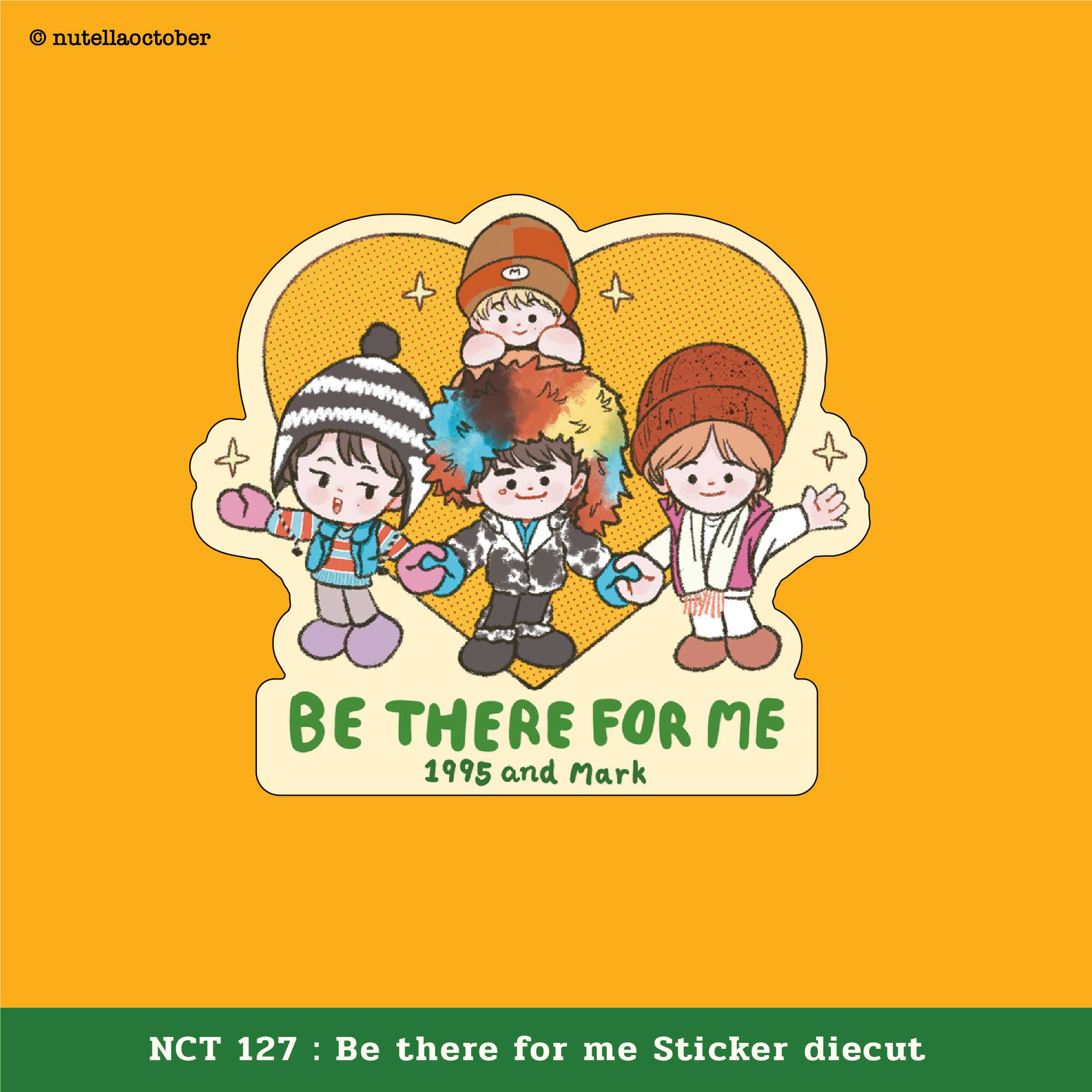 NCT : BE THERE FOR ME 1995 AND MARK STICKER