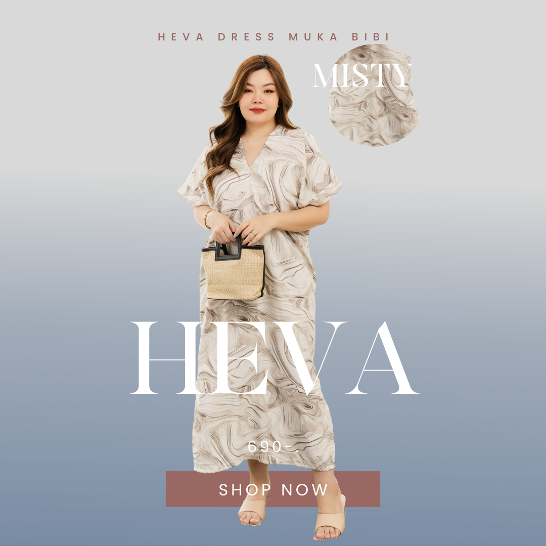 MUKA BIBI_HEVA Dress Misty