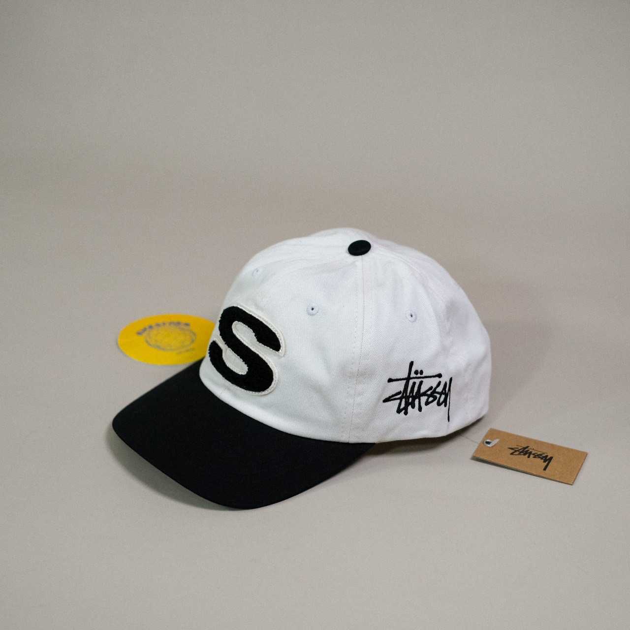 STÜSSY CHENILLE S LOW PRO CAP (NATURAL)