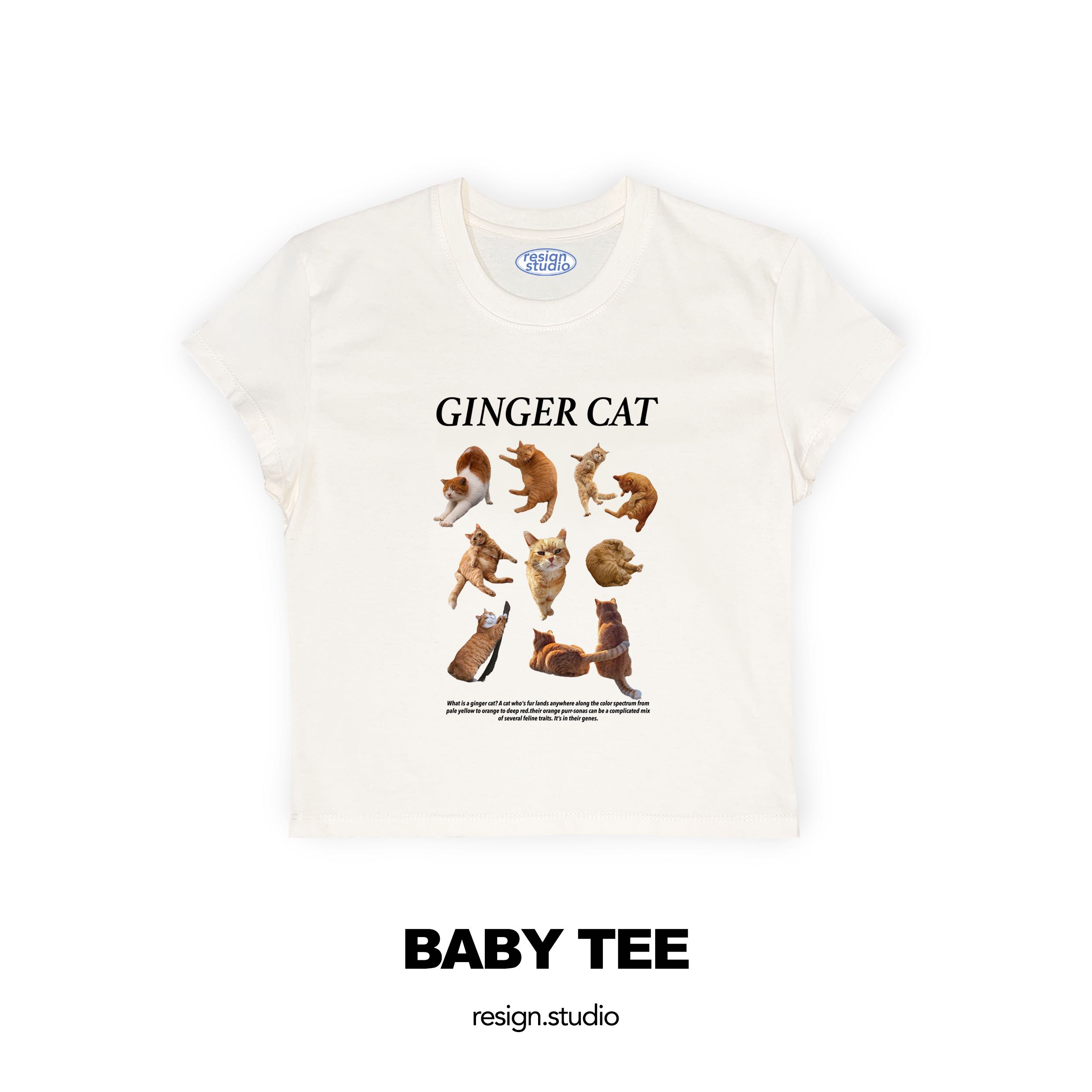 Ginger cat - Baby tee