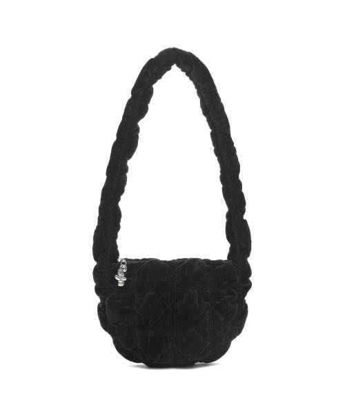 Carlyn  Soft Velvet Mini-Black
