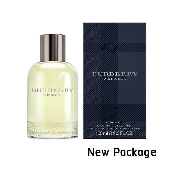 (New Package) Burberry Weekend For Men EDT 100 ml. กล่องซีล