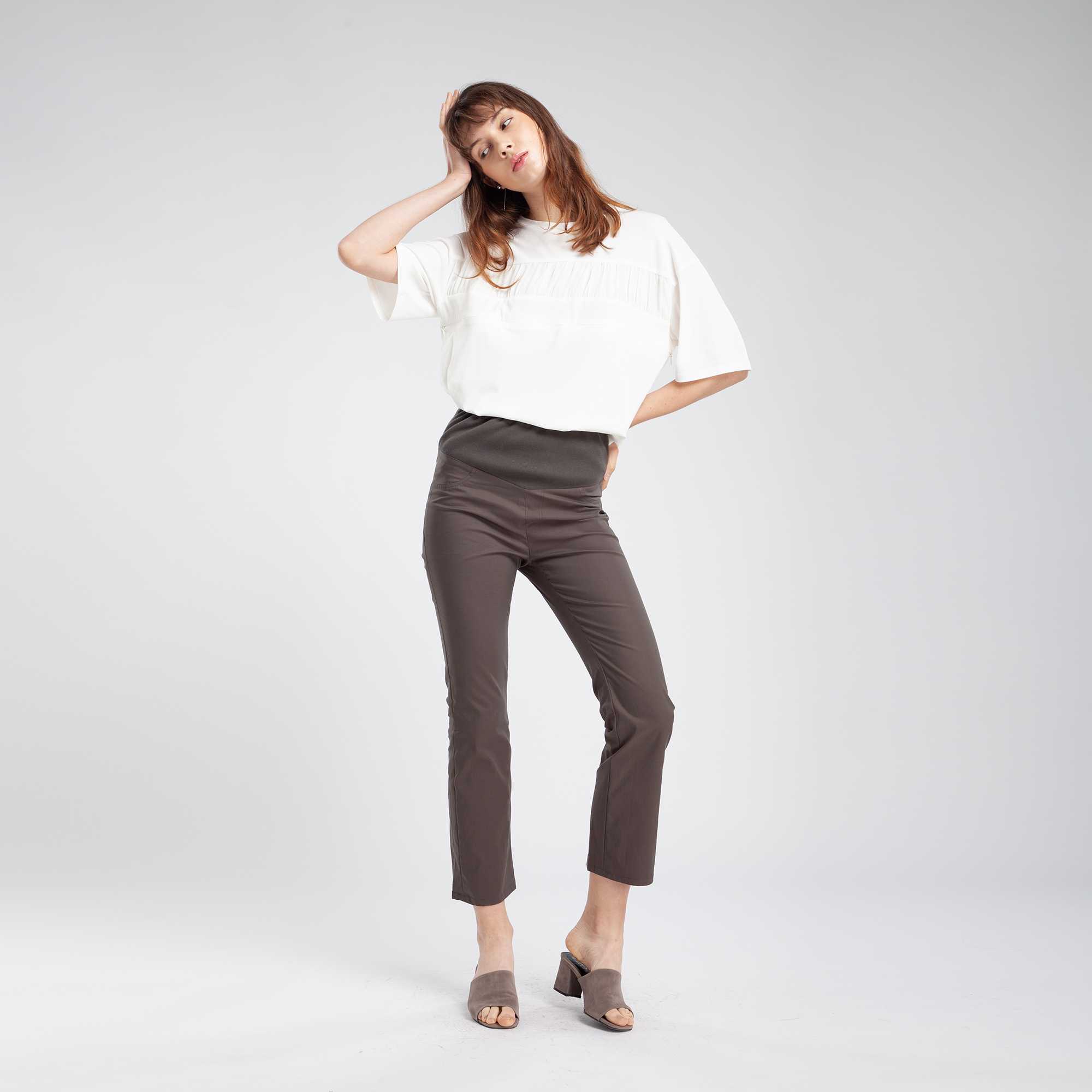 QueenCows กางเกงพยุงครรภ์ Chloee Support Pant (Grey)