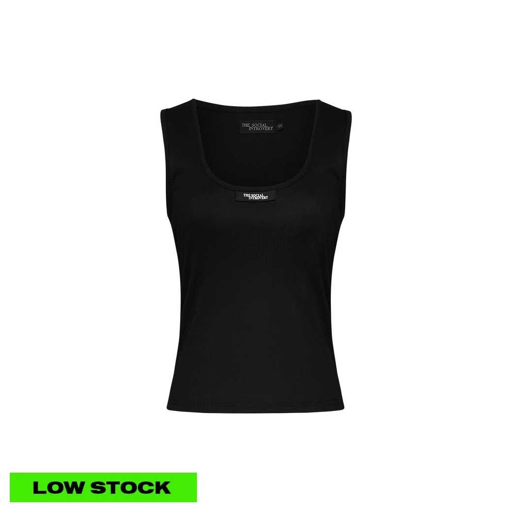 (DROP 2) ELIANA TANK TOP - BLACK