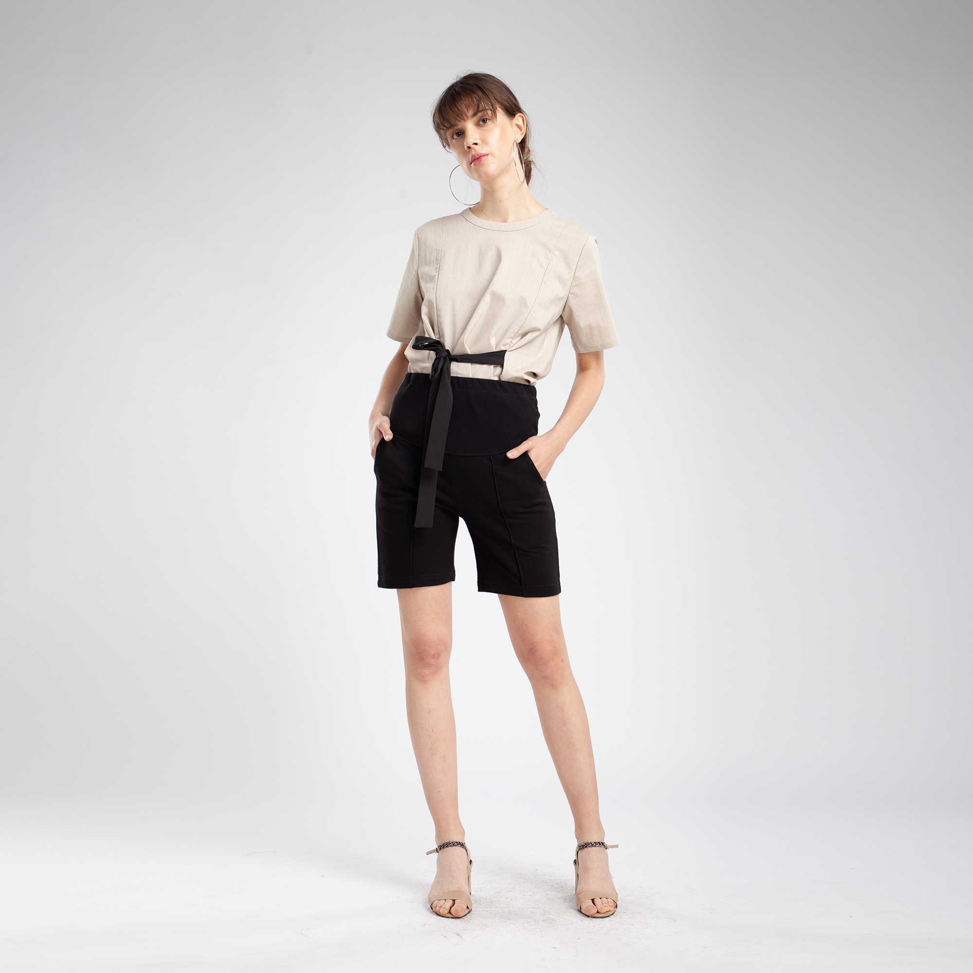 QueenCows กางเกงพยุงครรภ์ Lynn Support Trousers (Black)