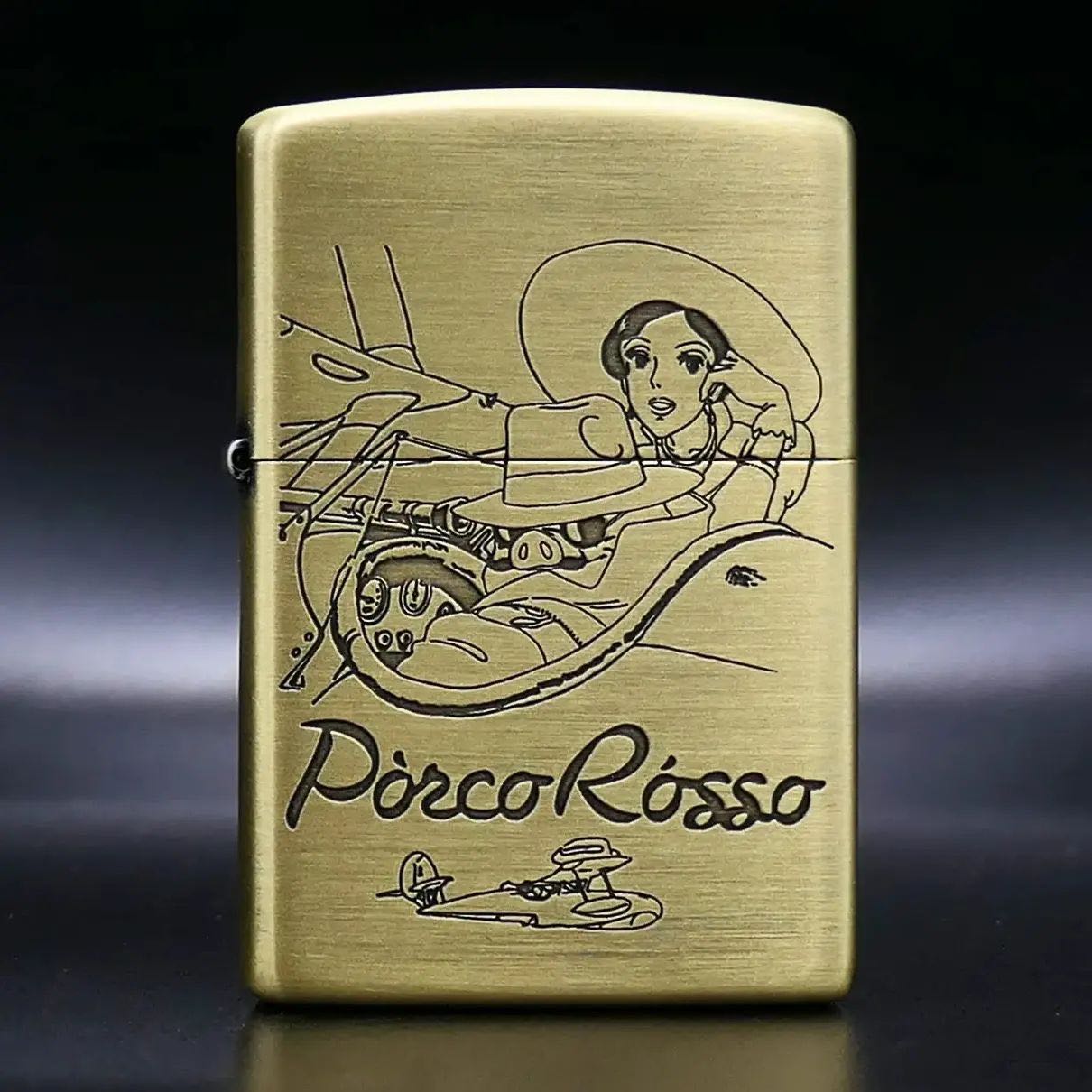 Zippo ไฟแช็กรุ่น ZJP0077 Studio Ghibli - Porco Rosso Madame Gina