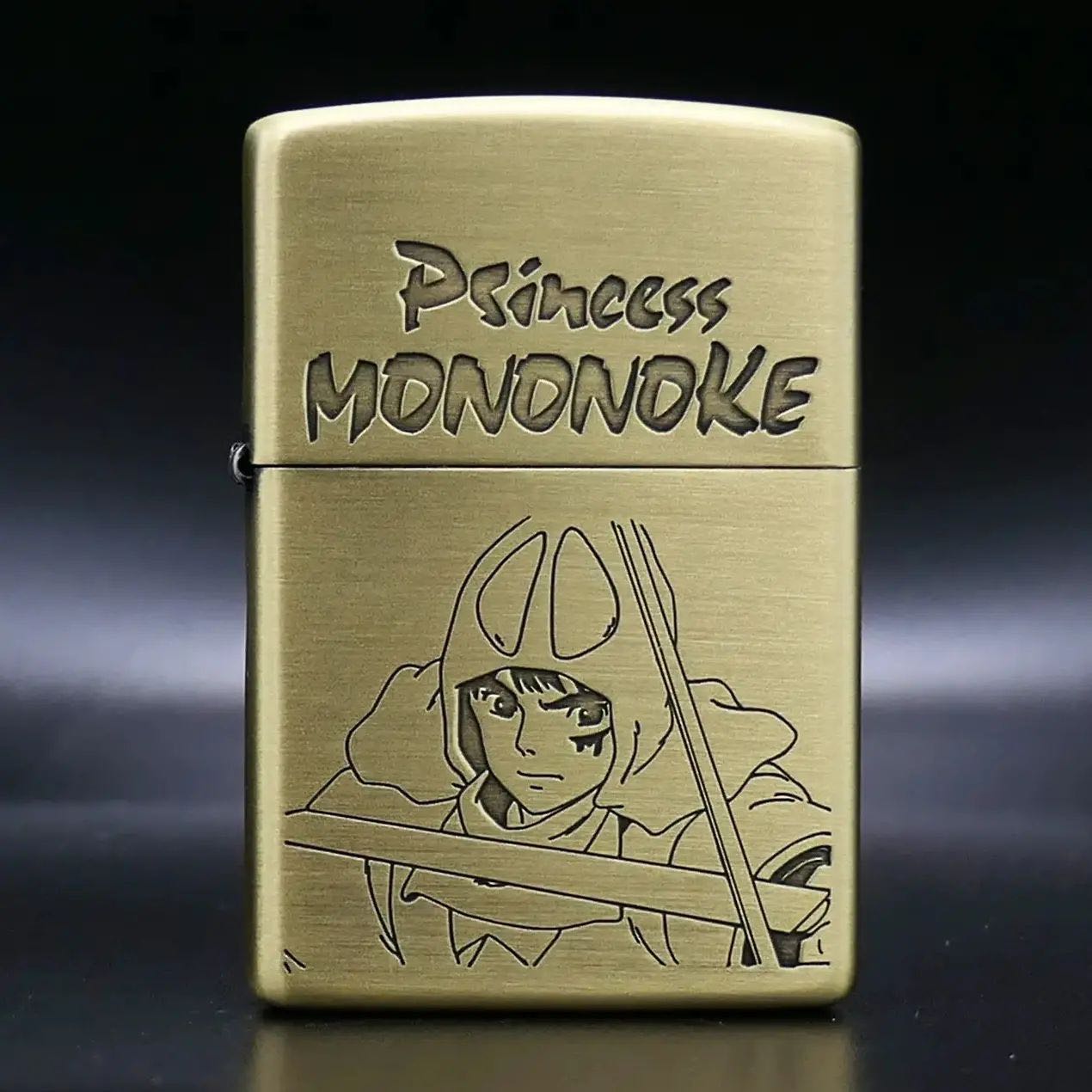 Zippo ไฟแช็กรุ่น ZJP0081 Studio Ghibli - NZ-38 Princess Mononoke Ashitaka