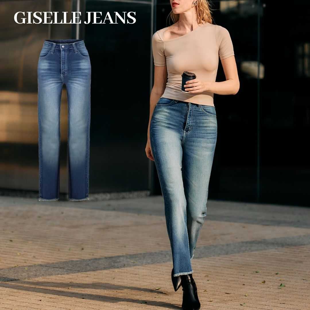 Merge Official - Giselle Straight Leg Jeans (พร้อมส่ง)