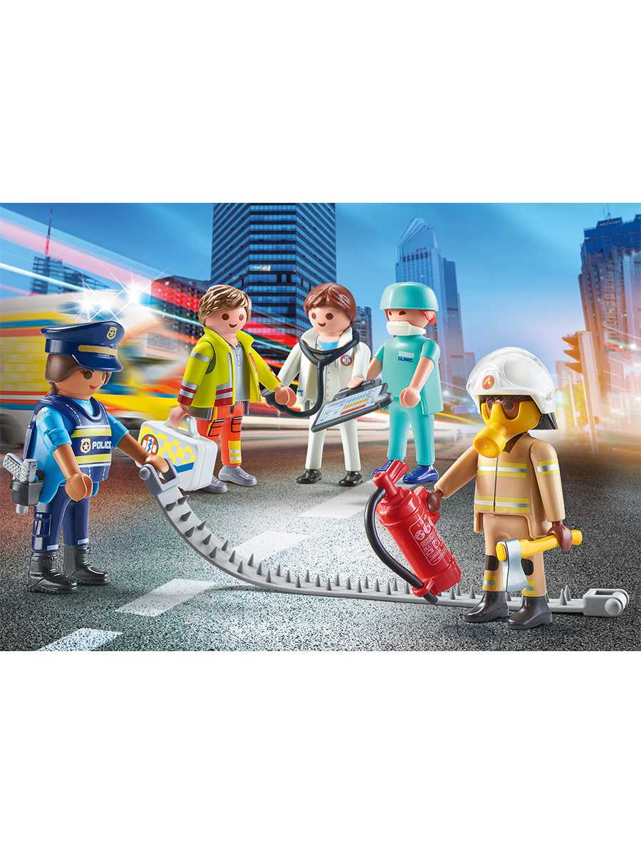 Playmobil 71400 My Figures: Rescue Team มายฟิกเกอร์: ทีมกู้ภัย