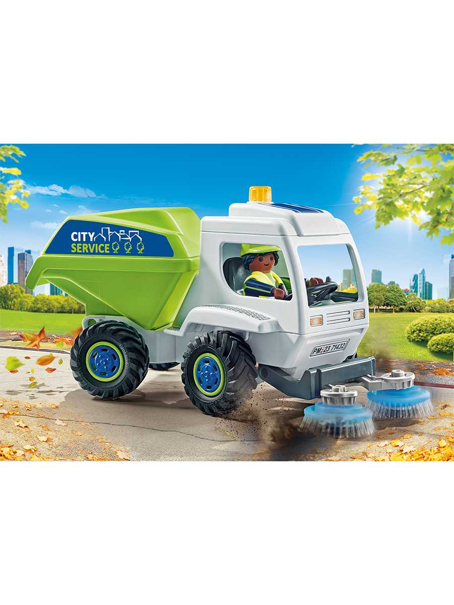 Playmobil 71432 City Cleaning Street Sweeper City Cleaning รถกวาดถนน