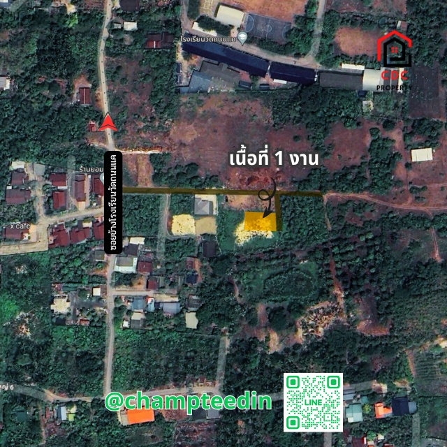 💥. .ที่ดินเปล่า!! หลังโรงเรียนวัดถนนแค ถมแล้ว เหมาะปลูกบ้าน เนื้อที่ 1  งาน. .💥