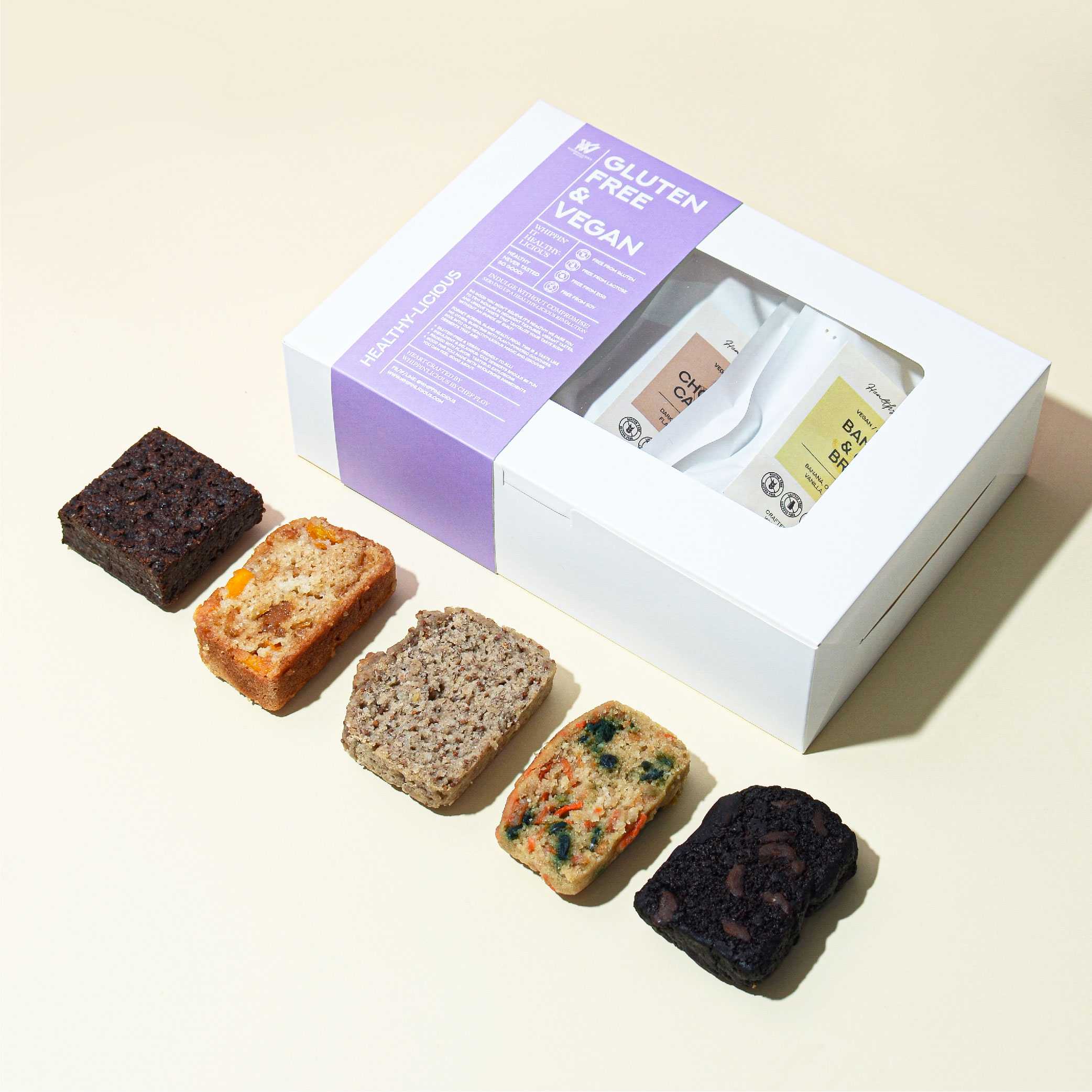[PRE-ORDER] Gluten-Free/Vegan CAKE Set (x5 pcs)