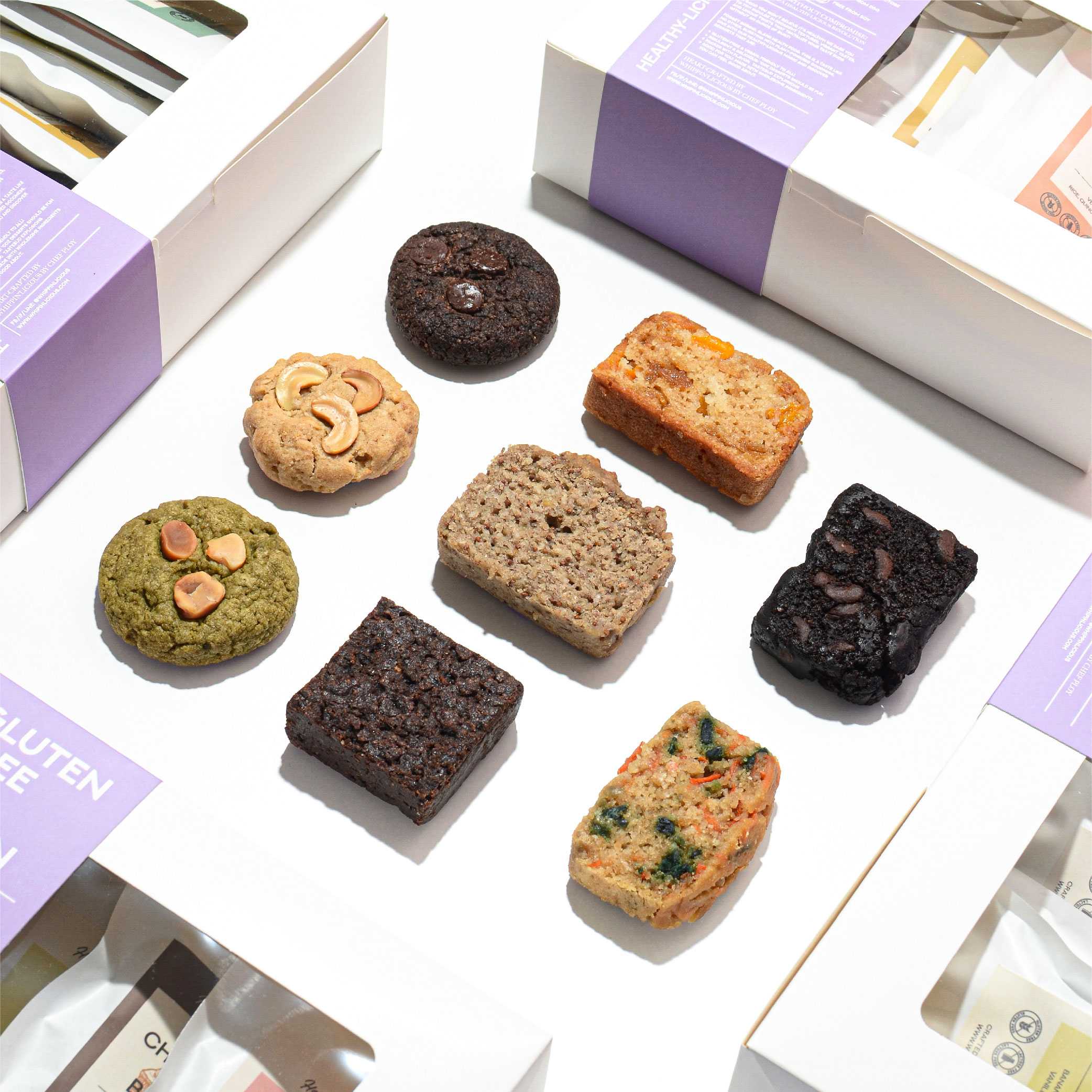 [PRE-ORDER] Gluten-Free/Vegan COOKIES & CAKES Set (x8 pcs)