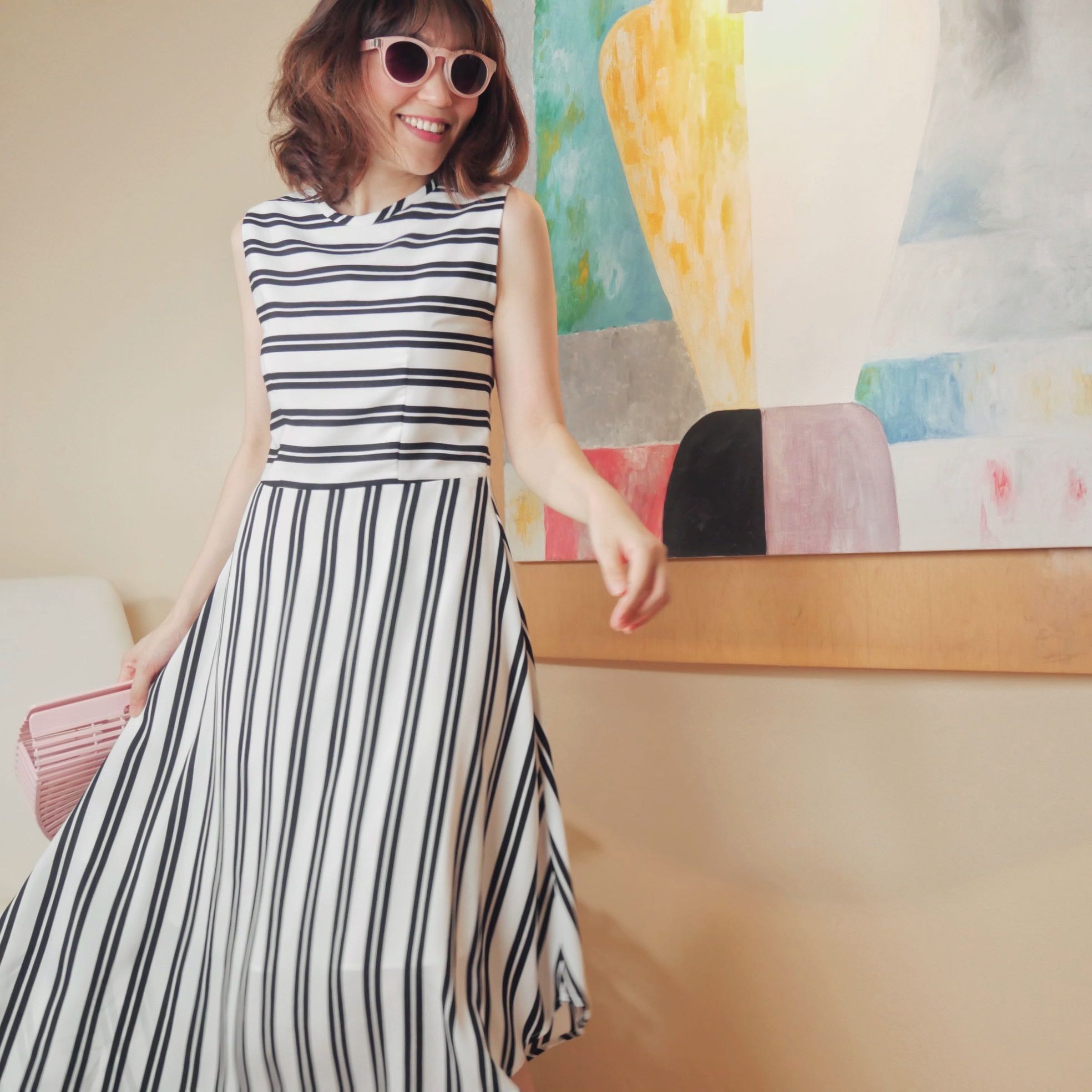AMAMM CANDY DRESS 👗 B&W
