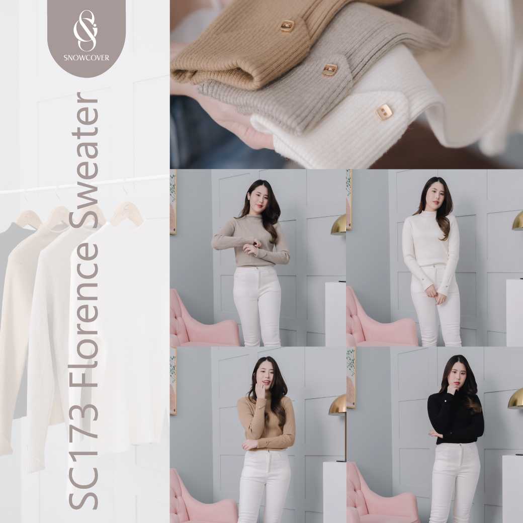 SC173 Florence Sweater (Snowcover เสื้อไหมพรม)