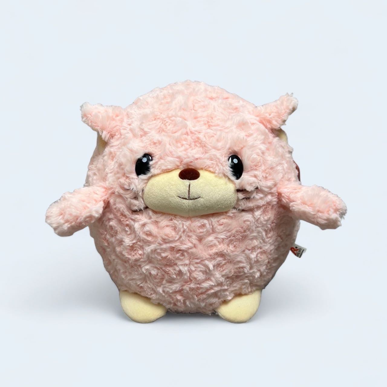 ตุ๊กตาแมว ตัวกลม สีชมพู M 11-12 นิ้ว แบรนด์เรนฟราวเวอร์