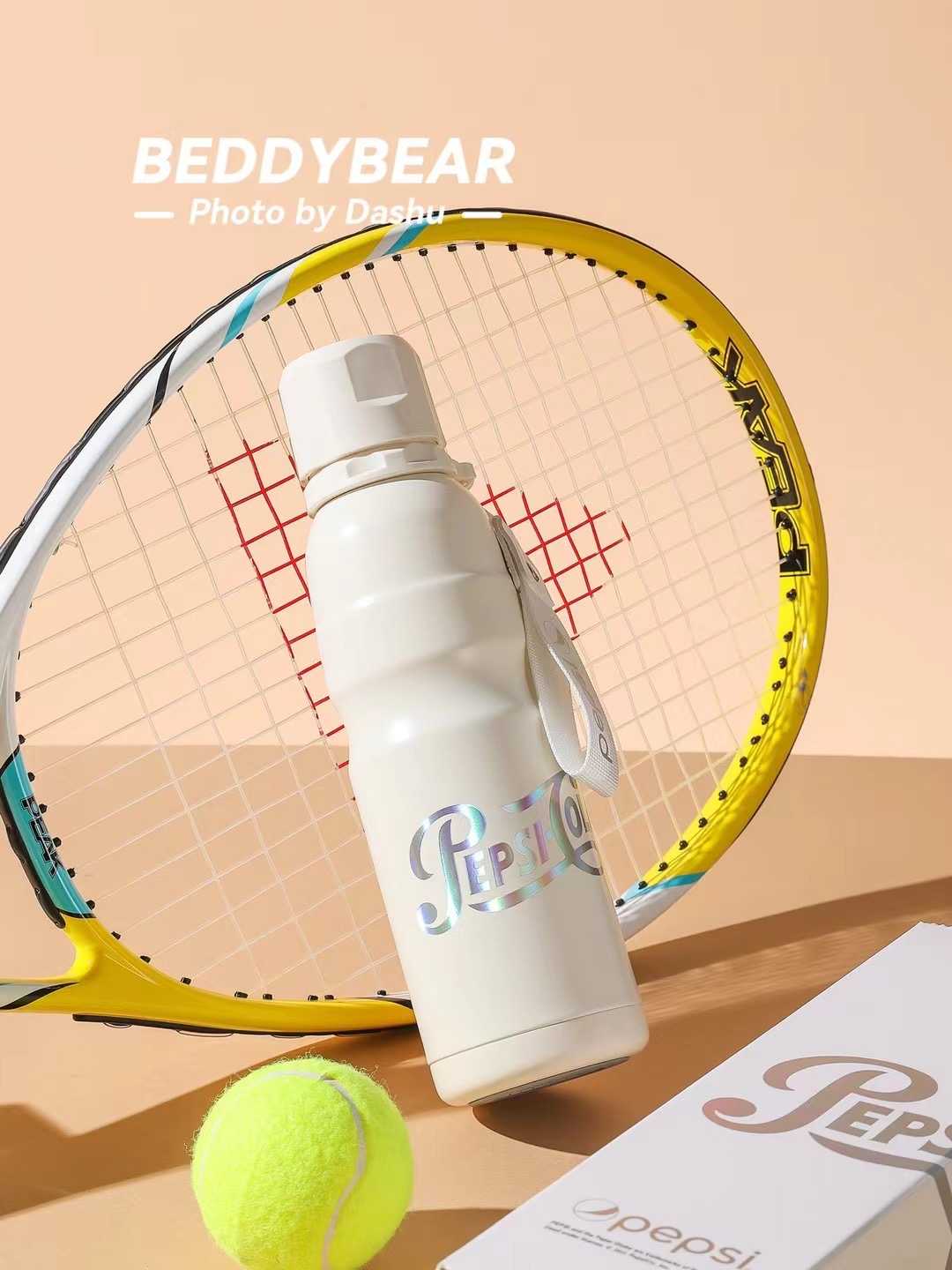 BeddyBearXPepsi ขวดน้ำสูญญากาศ ยกดื่ม เก็บอุณหภูมิ ร้อน/เย็น ลายเป๊ปซี่ BBA004PS-008SL 580 ml.