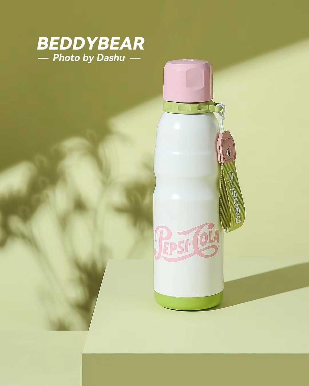 BeddyBearXPepsi ขวดน้ำสูญญากาศ ยกดื่ม เก็บอุณหภูมิ ร้อน/เย็น ลายเป๊ปซี่ BBA004PS-002 580 ml.