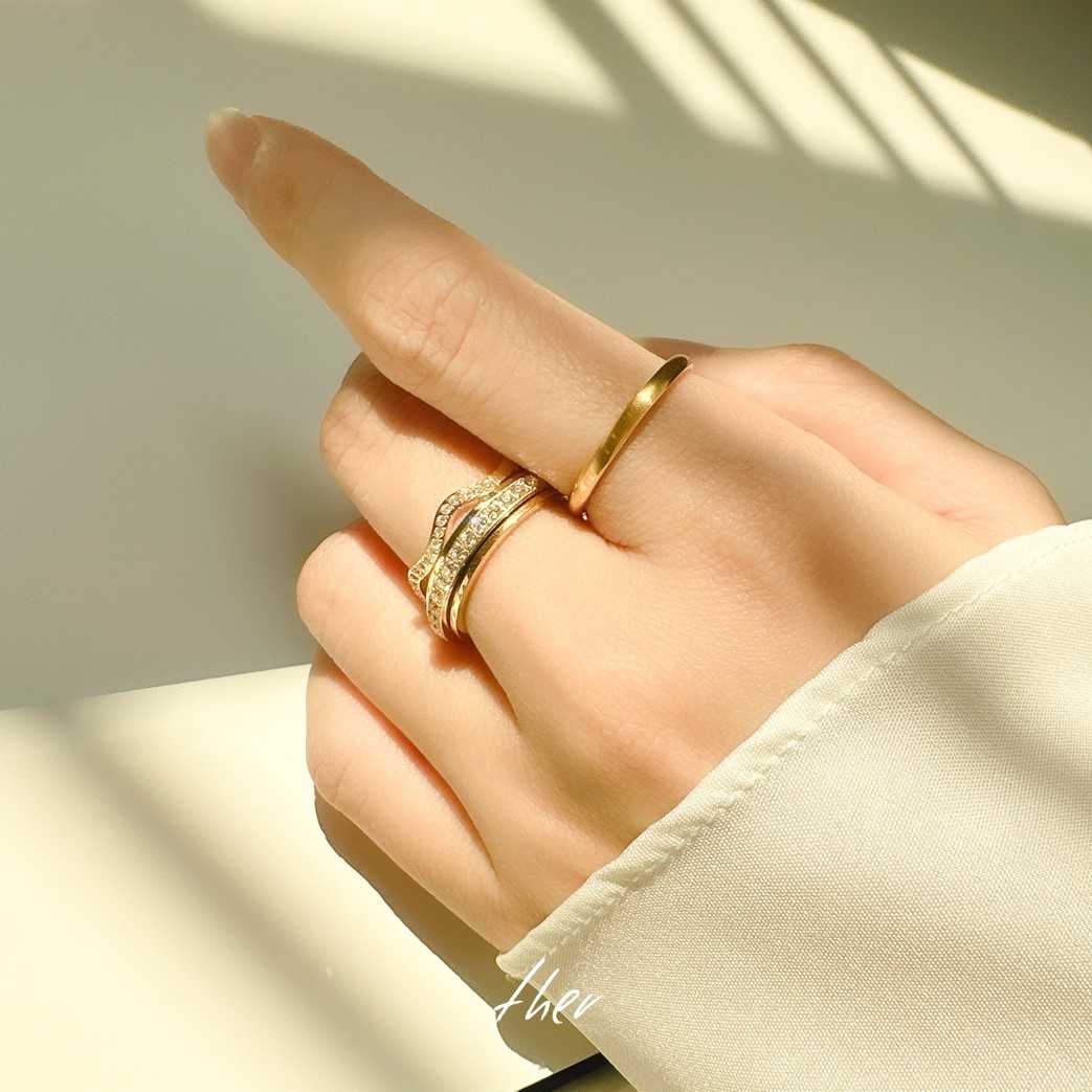 แหวน SR-81 'แหวนเรียบ Naomi ring'🌈 (size 4-5-6-7-8-9-10) 🌈HAPPY SUMMER