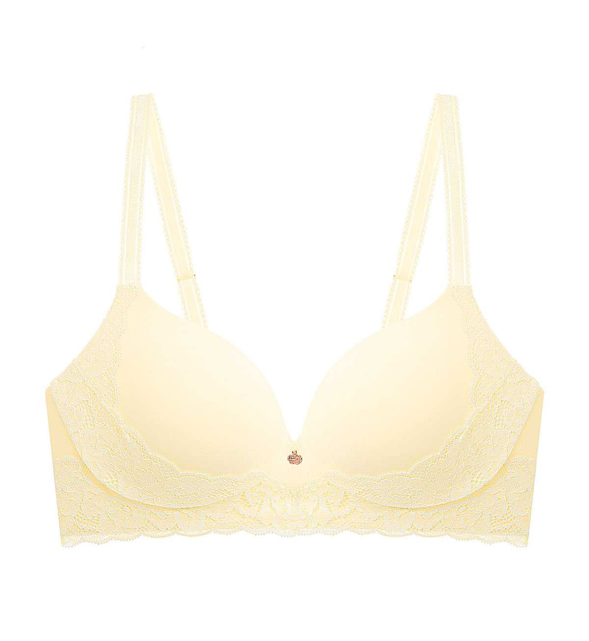 Bargain Triumph 10218452 Florale Fresh Beauty MHP 00GK เสื้อชั้นในไม่มีโครง สีครีม