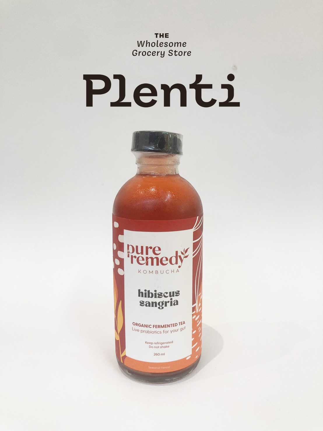 KOMBUCHA | คอมบูชา HIBISCUS SANGRIA 260ML | รสชบาแดง