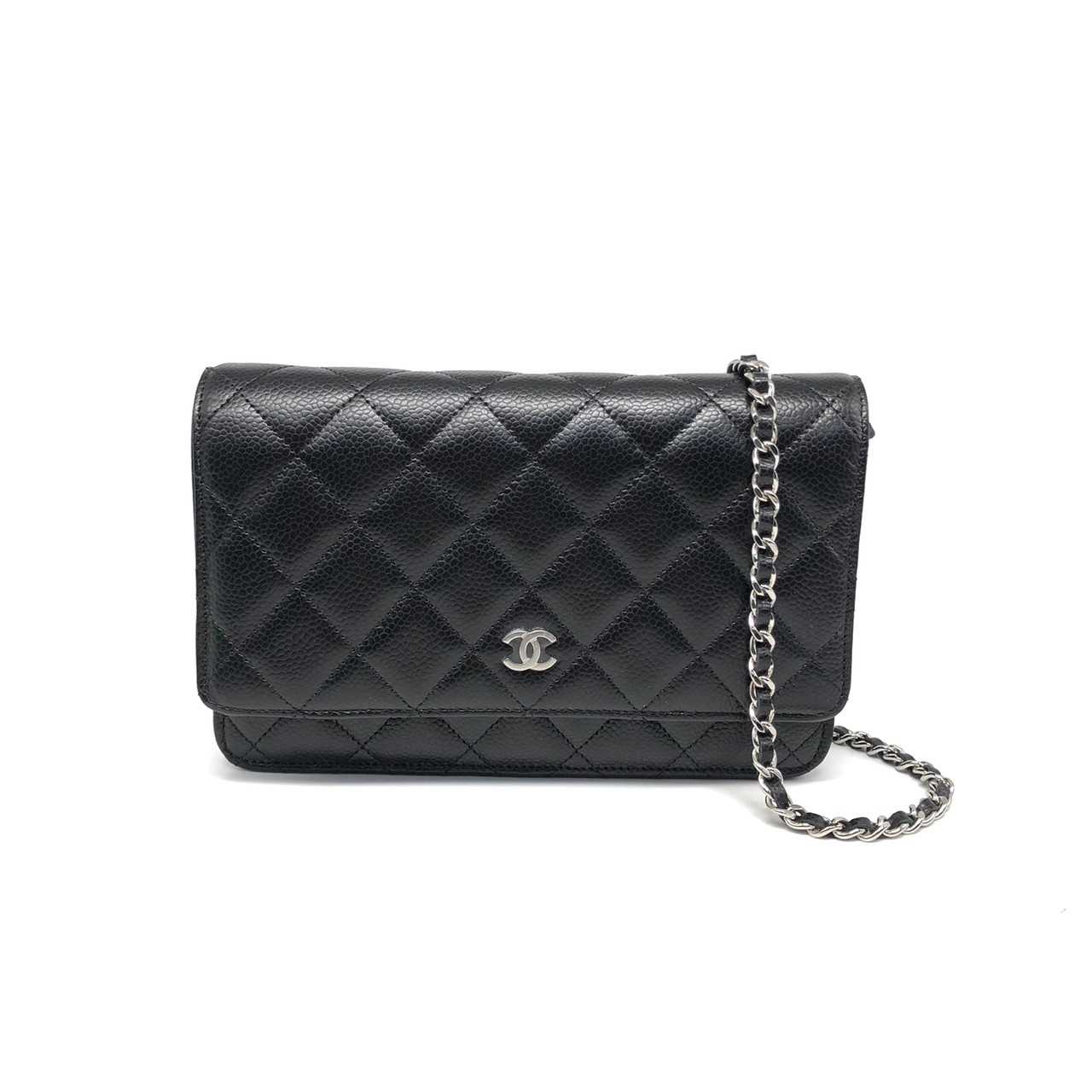 New Chanel Woc black caviar shw microchip L7PN1L7L