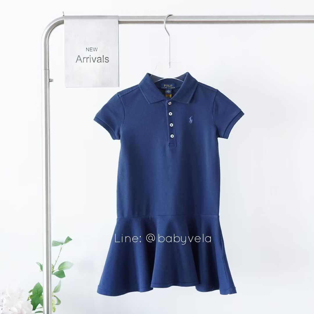 Stretch Mesh Polo Dress (Freshwater)