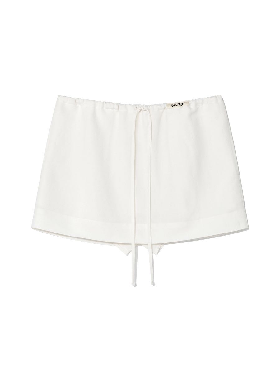 (pre,รวมส่ง) flow linen skirt /glowny